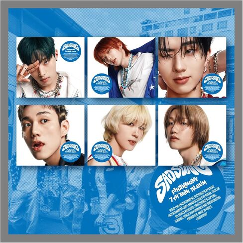 P1Harmony SAD Song 7th Mini Album with Tracking P1H (Standard Set(S+A+D)) in Saudi Arabia