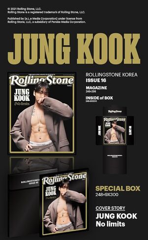 Rolling Stone Korea 16th Issue Jung Kook in Saudi Arabia