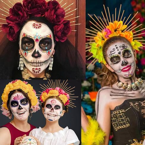 Golden Halo Sun Headband Flower Goddess Crown for Women's Cosplay Halloween Mardi Gras Party Wedding Decoration Costume Accessories in Saudi Arabia