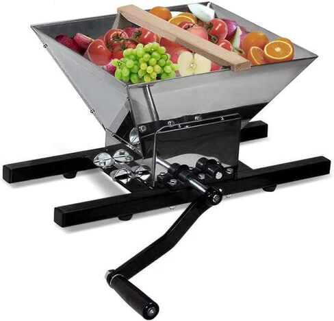 SQUEEZE master Grape Berry Wine Fruit Manual Crusher Grinder -7 Litre Large Stainless Steel- for Manual Cider Juicer Grinder & Fruit Scatter,Berry Wine Sauce in Kuwait