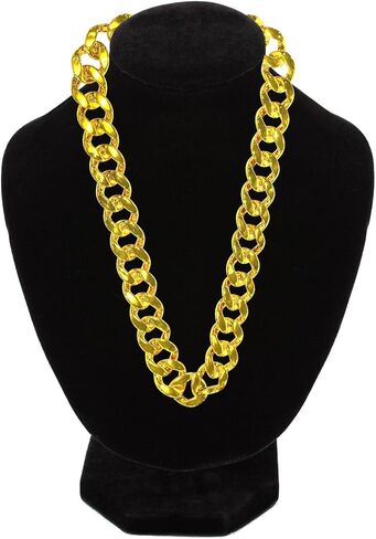 6PCS 31.4 Inch Hip Hop Chains, Chunky Gold Rapper Necklaces for Men & Women, 80s 90s Costume Accessories in Saudi Arabia