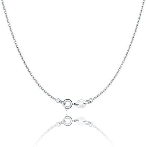 Gold/Silver plated Chain Necklace for Women, Cable Chain Necklace Thin & Dainty & Sturdy Women's Chain Necklaces in Saudi Arabia