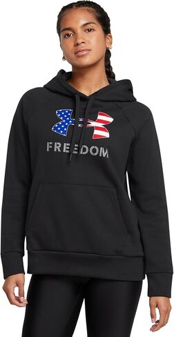 Under Armour 1386360-1-SM W Freedom Logo Fleece HD Black SM in Saudi Arabia