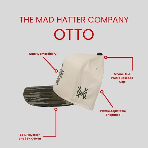 The Mad Hatter, Men & Women's Trucker Hat, Premium Embroidered Adjustable Snapback for Everyday Wear, Mama & Go Ask Your Dad in Saudi Arabia