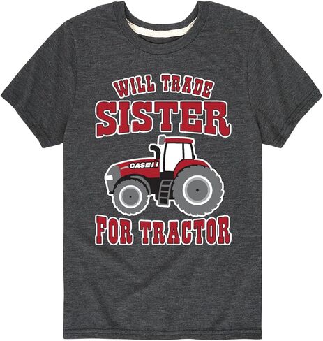 Will Trade Sister for Tractor CASE IH - Youth Short Sleeve Tee in Saudi Arabia