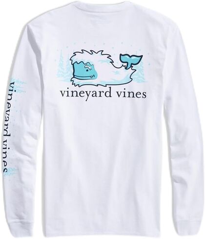 Vineyard Vines Boys Boys' Ls Yeti Whale Spotting Pkt T in Kuwait