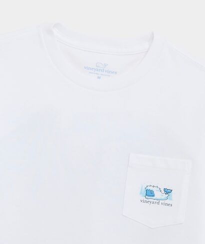 Vineyard Vines Boys Boys' Ls Yeti Whale Spotting Pkt T in Saudi Arabia