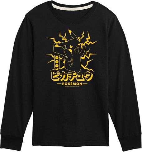 HYBRID APPAREL - Pokémon Pikachu Lightning - Kids Long Sleeve Graphic T-Shirt in Saudi Arabia