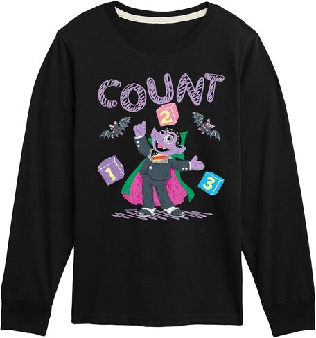Sesame Street - Count Von Count- Toddler and Youth Long Sleeve T-Shirt in Saudi Arabia