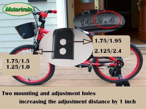 عجلات تدريب شديدة التحمل من Mutetrain Bike لدراجة أطفال ذات سرعة واحدة مقاس 12 بوصة in Saudi Arabia