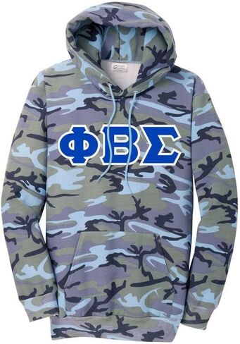سويت شيرت بغطاء للرأس من Grekgear Phi Beta Sigma Camo in Saudi Arabia