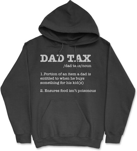 Crazy Dog T-Shirts Dad Tax Definition Unisex Hoodie Funny Sarcastic Fathers Day Novelty Hooded Sweatshirt in Saudi Arabia