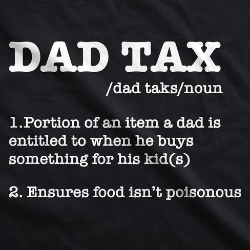 Crazy Dog T-Shirts Dad Tax Definition Unisex Hoodie Funny Sarcastic Fathers Day Novelty Hooded Sweatshirt in Saudi Arabia