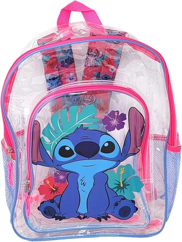 Disney Lilo & Stitch Transparent 16" Backpack in Saudi Arabia