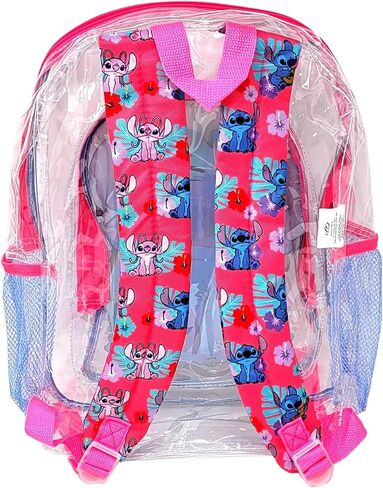 Disney Lilo & Stitch Transparent 16" Backpack in Saudi Arabia