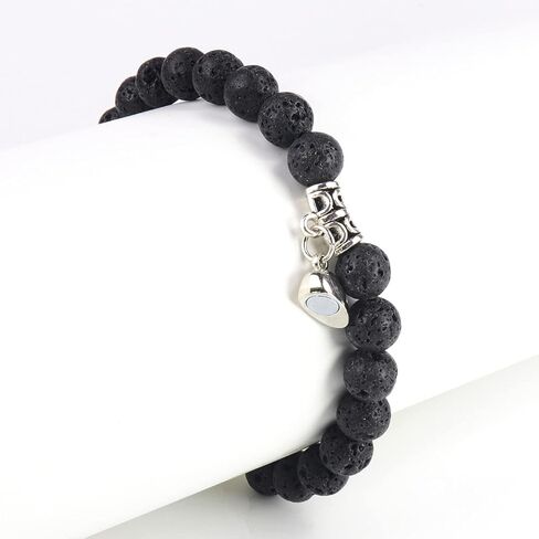 2 Pcs Matching Bracelets for Couples Magnetic Love Bracelets, His and Hers Relationship Bracelet for Boyfriend Girlfriend, Locked Bracelets in Saudi Arabia
