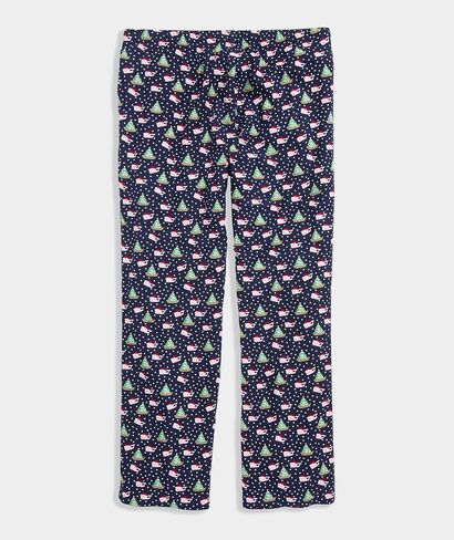 vineyard vines Flannel Pajama Pants, Santa Whale Navy, S in Saudi Arabia