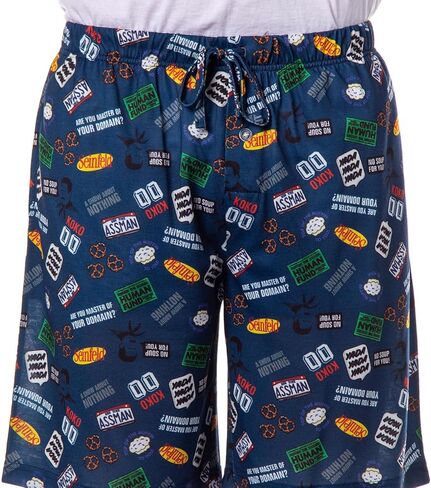INTIMO Seinfeld Pajamas Men's TV Series Master of Your Domain Lounge Sleep Shorts in Kuwait