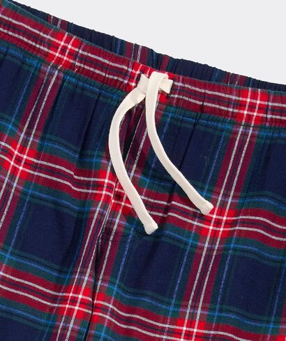 vineyard vines Flannel Pajama Pants, Blue/Red, M in Saudi Arabia