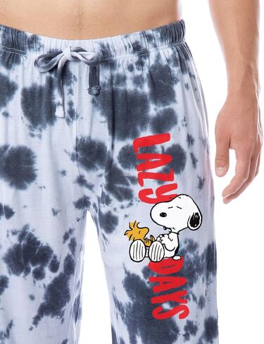 بنطال بيجامة رجالي من Peanuts Snoopy Lazy Days Sleep Lounge للبالغين in Kuwait