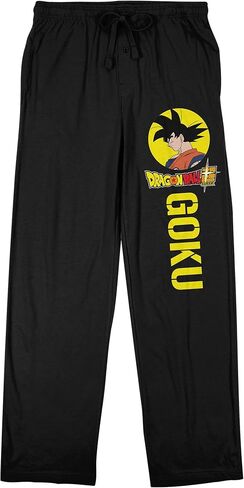 Dragon Ball Super Goku Men's Black Graphic Sleep Pants in Saudi Arabia