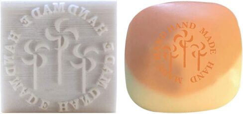 DIY SOAP STAMP أبيض راتنج الصابون ختم شجرة الصابون المصنوعة يدويًا أو زهرة طباعة نمط الصابون المصنوع يدويًا الراتنجات المصغرة الصابون (نحلة) in Kuwait