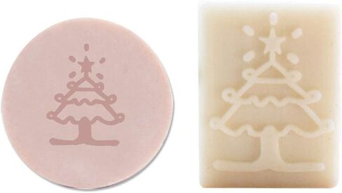 DIY SOAP STAMP أبيض راتنج الصابون ختم شجرة الصابون المصنوعة يدويًا أو زهرة طباعة نمط الصابون المصنوع يدويًا الراتنجات المصغرة الصابون (نحلة) in Kuwait