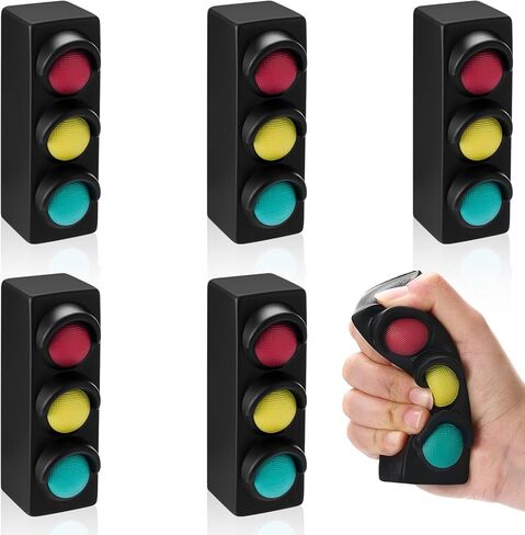 Chivao 6 Pcs Racing PU Foam Stress Toys Squeezable Wheel Stress Toys Car Party 2.56 x 1.57 Inches for Adults Anxiety Relieve Boys Racing Theme Birthday Party Supplies Black White in Saudi Arabia