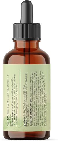 Pure Tea Tree Essential Oil, 8 fl oz | Premium Grade Liquid Drops | DIY for Natural Aromatherapy, Soap, Diffuser, Candles, Body & Scalp Massages | Purifying & Refreshing Aroma | Cruelty Free in Saudi Arabia