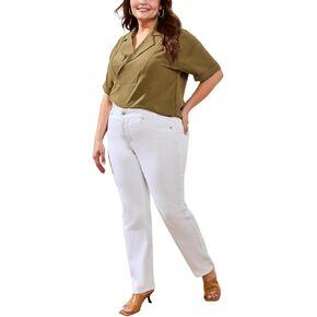 Tribal Womens Sophia Curvy Straight Fit Jeans (Regular, Plus and Petite Sizes) in Kuwait
