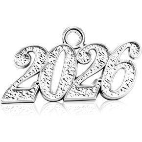 2025 Gold Plated Charm for Graduation Tassel, Decorative Number Pendant in Kuwait