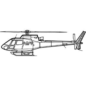 Air*bus H125 E v2 Silhouette Metal Wall Art - Aviation Wall Decor - Aircraft Silhouette Wall Hanging - Modern Metal Wall Decor for Home,Office, Garage & Man Cave - Christmas Gift (100 CM 40 Inches) in Saudi Arabia