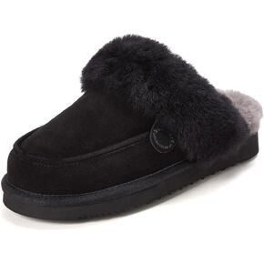 حذاء نسائي من Dearfoams Melville أصلي من Shearling Scuff in Saudi Arabia