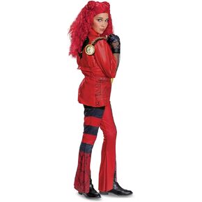 Descendants Red Costume with Pocketwatch, Official Disney Rise of Red Outfit and Accessory, Wig not included in Saudi Arabia