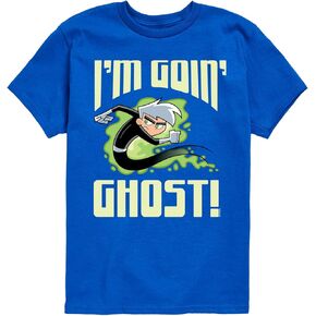 Hybrid Apparel تي شيرت داني فانتوم - I'm Goin Ghost - للأطفال الصغار والشباب بأكمام قصيرة in Kuwait