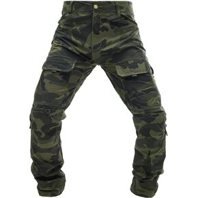 Men's Cargo Pants Casual Camo Relaxed Fit Work Pants with Multi-Pocket in Saudi Arabia