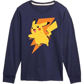 HYBRID APPAREL - Pokémon - Pikachu Thunderbolt - Youth Long Sleeve Graphic T-Shirt in Saudi Arabia