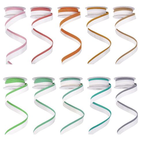 INFUNLY 20 Yards Book Binding Endbands 10pcs Colorful Cotton Bookbinding Headbands 1/2" Wide Archival Binding Cloth Bookbinding Repair Tape for Book Reader Lover Book Decor School Supplies DIY Craft in Saudi Arabia