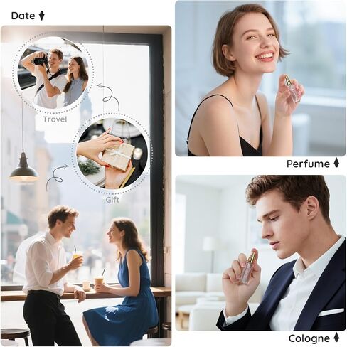 40 قطعة من Segbeauty رذاذ عطر زجاجي للسفر سعة 0.34 أونصة قابل لإعادة الملء، زجاجة رذاذ عطر زجاجية صغيرة، بخاخ كولونيا للسفر 10 مل مع أداة توزيع، زجاجات رذاذ رذاذ دقيقة كبيرة الحجم in Saudi Arabia