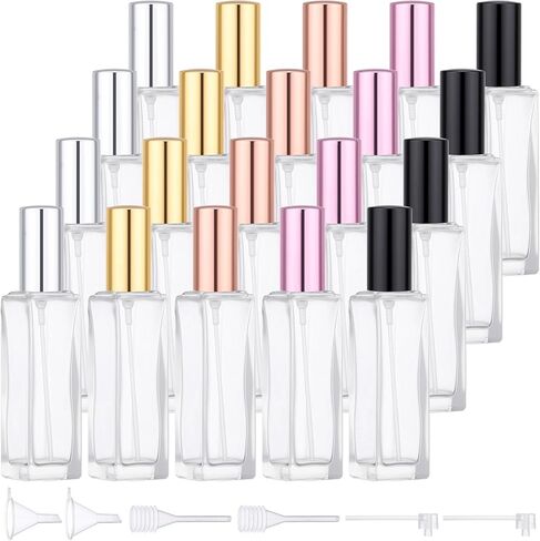 40 قطعة من Segbeauty رذاذ عطر زجاجي للسفر سعة 0.34 أونصة قابل لإعادة الملء، زجاجة رذاذ عطر زجاجية صغيرة، بخاخ كولونيا للسفر 10 مل مع أداة توزيع، زجاجات رذاذ رذاذ دقيقة كبيرة الحجم in Saudi Arabia