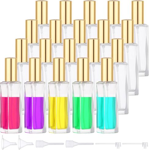 40 قطعة من Segbeauty رذاذ عطر زجاجي للسفر سعة 0.34 أونصة قابل لإعادة الملء، زجاجة رذاذ عطر زجاجية صغيرة، بخاخ كولونيا للسفر 10 مل مع أداة توزيع، زجاجات رذاذ رذاذ دقيقة كبيرة الحجم in Saudi Arabia