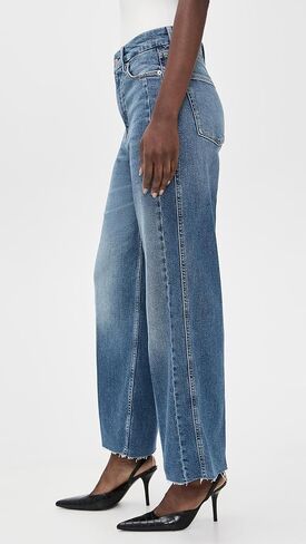 Good American Women's Good Skate Cropped Wide Jeans in Saudi Arabia