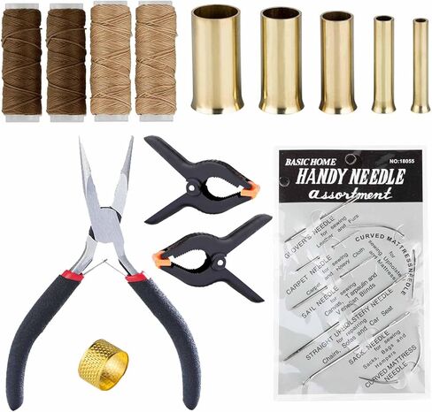 ARSTBETY Pine Needle Basket Making Guide Coiling Tool, Copper Pine Needle Gauge Guide for Basket Making Weaving in Kuwait