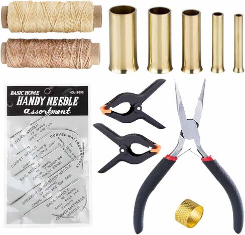 ARSTBETY Pine Needle Basket Making Guide Coiling Tool, Copper Pine Needle Gauge Guide for Basket Making Weaving in Kuwait