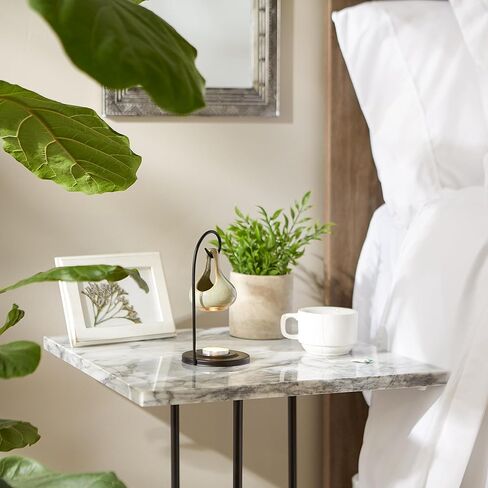 Gifts & Decor Folk Art Porcelain Tear Drop Oil Warmer Candle Holder in Kuwait