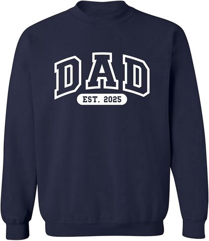 zerogravitee Dad est. 2025 Crewneck Sweatshirt in Saudi Arabia