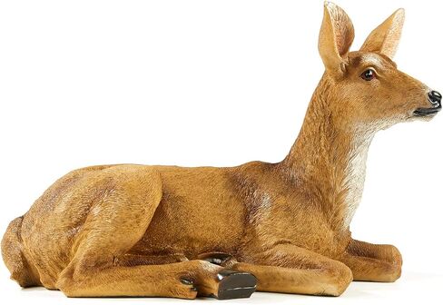 Standing Deer Wildlife Animal with Removable Antlers Garden Accessories Figurines Statue Indoor Outdoor Decoration Ornaments Gifts Yard Lawn Decor in Saudi Arabia