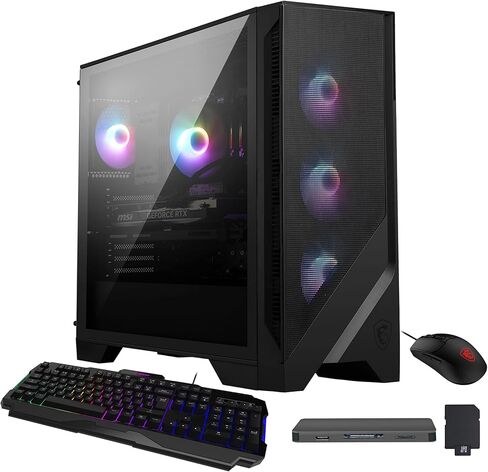 MSI AEGIS RS2 Gaming Desktop: Intel Core I7-14700KF ، Geforce RTX 5070 ، 32GB DDR5 ، 2TB M.2 NVME SSD ، تبريد سائل ، 750W 80+ الذهب ، Wi-Fi 7 ، Window 11 Home: A14NVP7-1461US in Kuwait