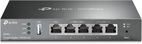 TP-Link ER706W | Omada 6 Port Wireless VPN Router | AX3000 Dual Band Wi-Fi 6 | تصل إلى 5 جيجابتة منافذ WAN | دعم النطاق العريض المحمول | هوائي قابل للفصل | OMADA SDN متكامل | حماية البرق in Kuwait