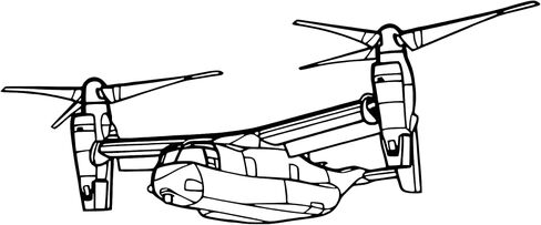 لوحة فنية جدارية معدنية من Bell Bo*eing V-22 Os*prey Angle - ديكور جدار الطيران - صورة ظلية للطائرة معلقة على الحائط - ديكور جدار معدني حديث للمنزل والمكتب والجراج وكهف الرجال - هدية عيد الميلاد (100 سم 40 بوصة) in Kuwait